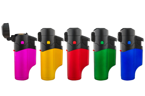 Зажигалки турбо Oney J-13 горелка бочка с крышкой ( 25бл*12шт)