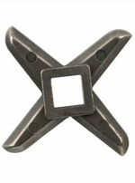 Нож в мясорубку "Крест" квадрат (8х8мм) Mallony (004383)