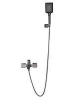 Смеситель для ванны с душем WONZON & WOGHAND FLEX, Темный графит (WW-88037072-BGM)