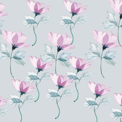 нежный нежный цветочный узор