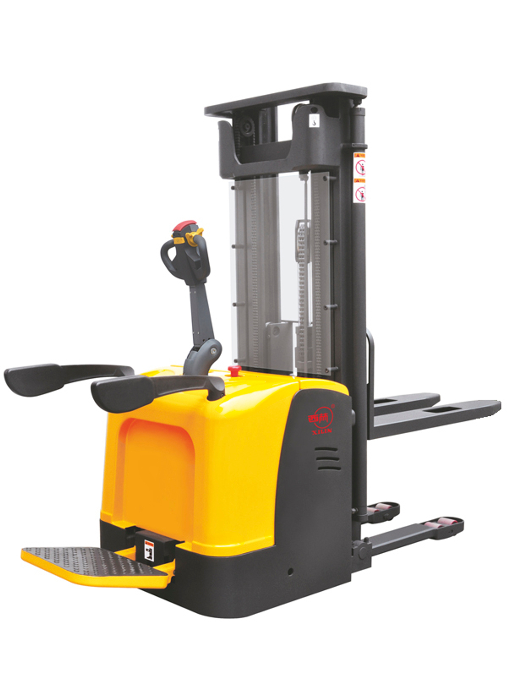 Штабелер самоходный 1,5 т 4,5 м XILIN CDDK15-III Li-ion 24/230 В/Ач (с платформой)