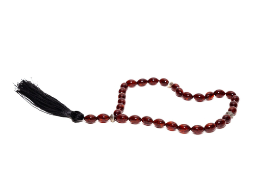 Мужские чётки из натурального янтаря, янтарь олива 10 на 6 мм. Четки ручной работы из Калининграда