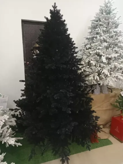 Искусственная елка Черная 240 см., 100% литая хвоя, Max Christmas (ЕЧР24)