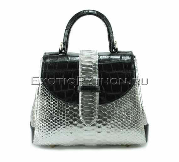 Сумка из кожи питона и крокодила BG-309