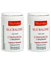 Сахарозаменитель MILFORD Сукралоза с инулином 370 таб X 2 уп