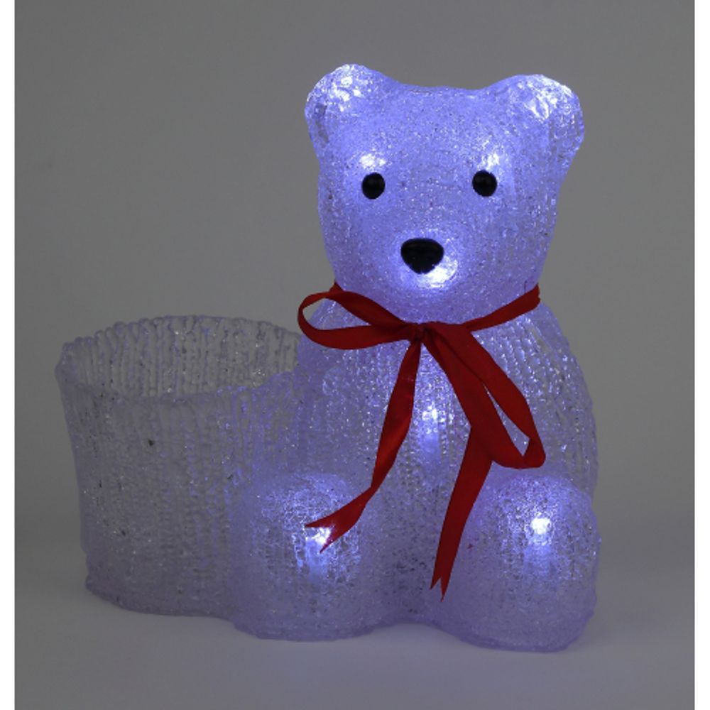 ENIOF - 12 ЭРА Фигура LED Медвежонок с корзинкой, 3АА | Фигуры