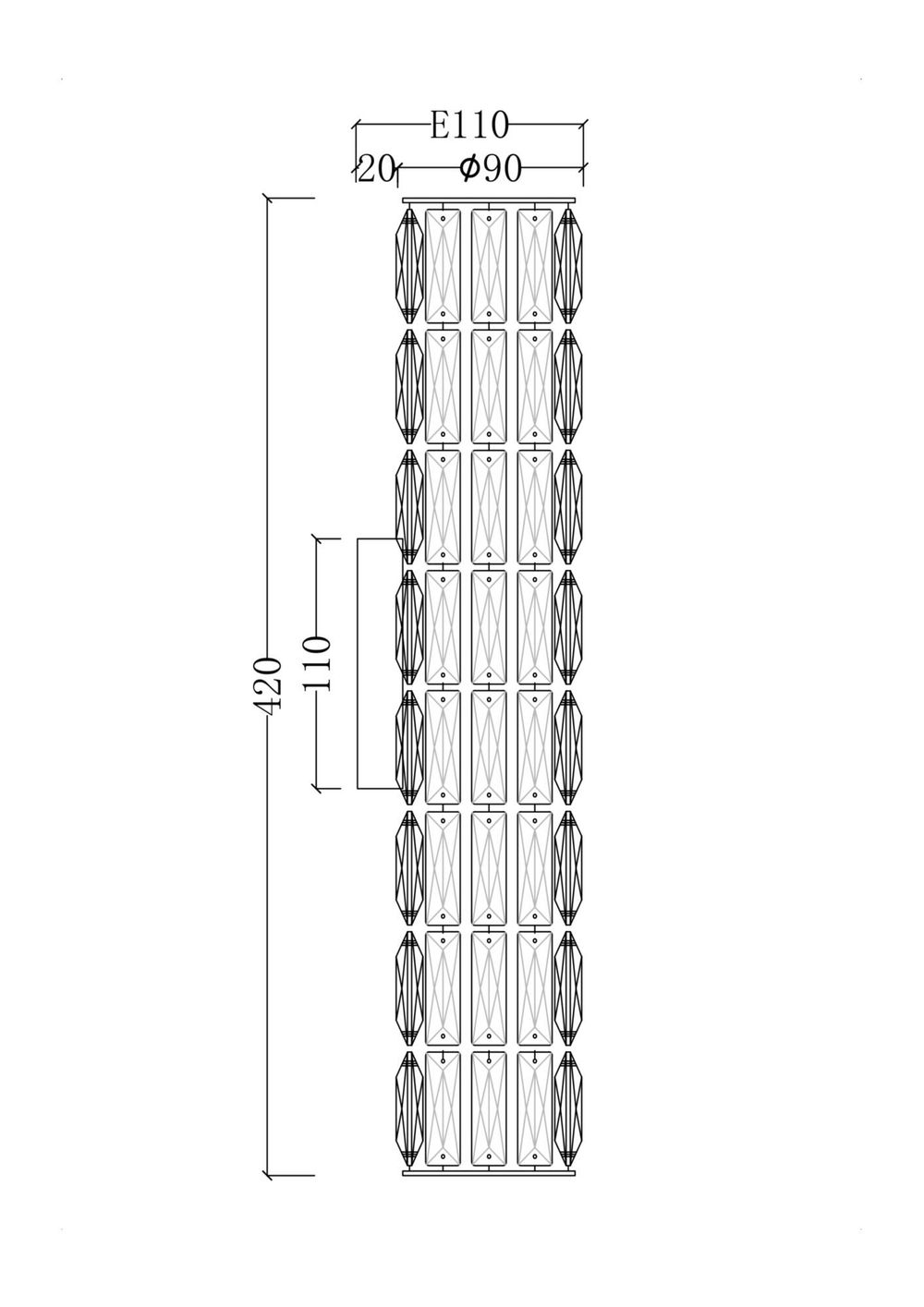 Настенный светильник Maytoni Talento DIA008WL-02CH
