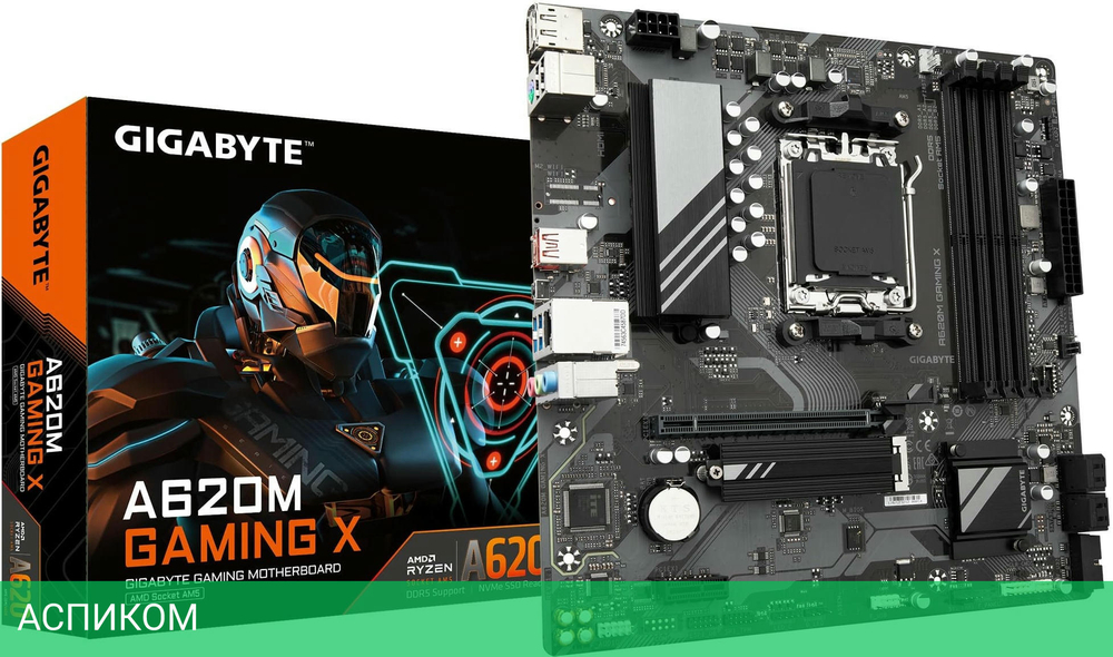 Материнская плата GigaByte A620M Gaming X rev. 1.1