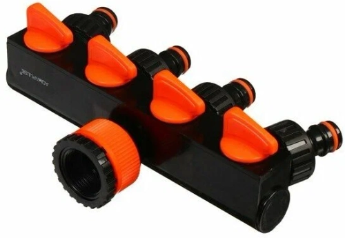 Планка-адаптер распред. с 4-мя запор.кранами АР1024