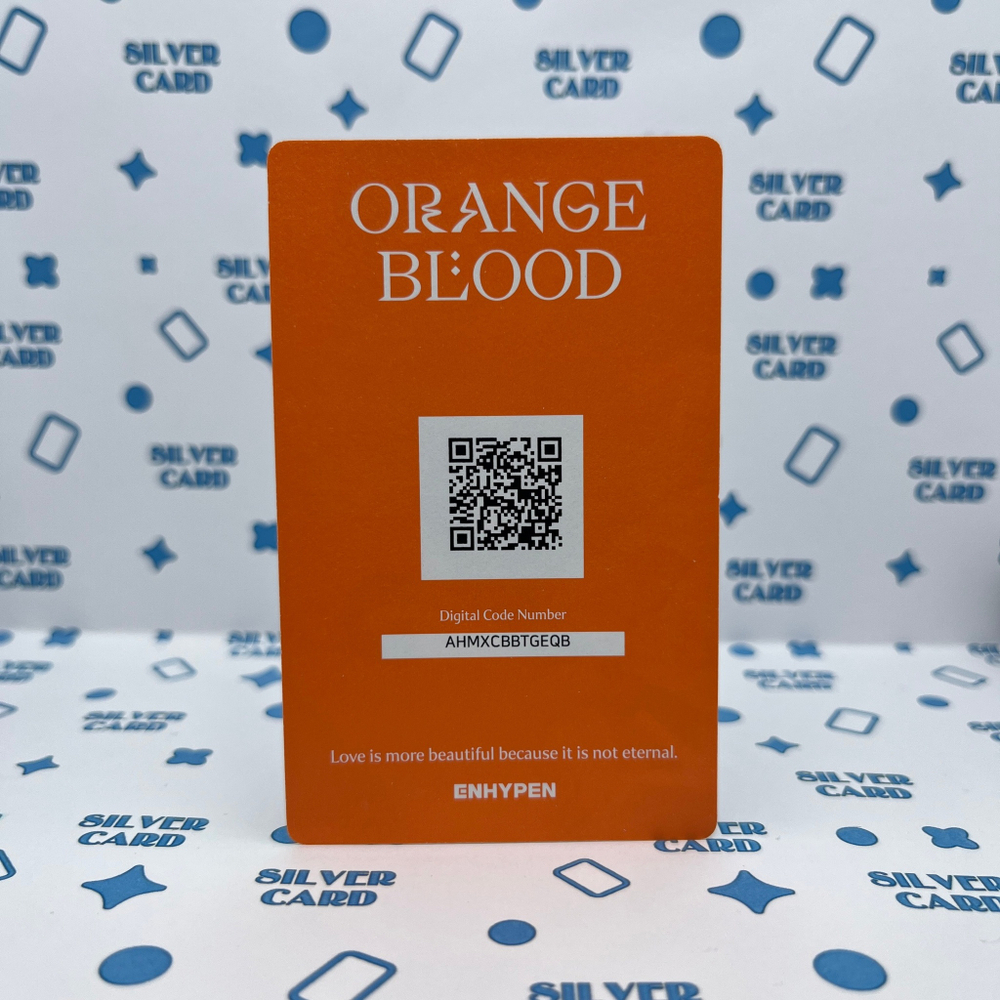 Фотокарточка ENHYPEN - ORANGE BLOOD (Weverse ver. | Enhypen)