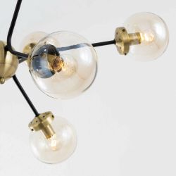 Citilux Планета CL105295 Люстра на штанге Бронза