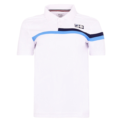 Футболка для мальчика теннисная Fila Polo Louie Boys - white