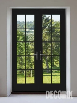 Краска для пластика черная матовая аэрозольная DECORIX - эмаль по пластику в баллончике 520 мл