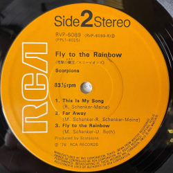 Винтажная виниловая пластинка LP Scorpions Fly To The Rainbow (Japan 1976) (No Obi) They Need A Million