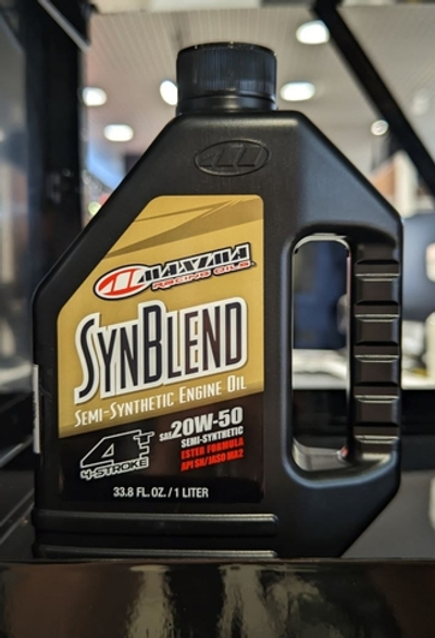 Масло Maxima Racing Oils Syn Blend, 20w50 (полусинтетическое с эстерами)