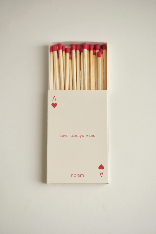 Спички Love always wins / Notem