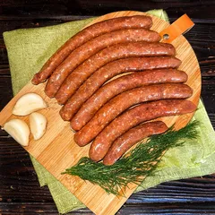 Острые колбаски свинина, говядина /500 гр