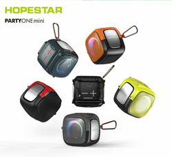 Портативная Колонка Hopestar Party One mini 5 Вт, подсветка (зеленая)