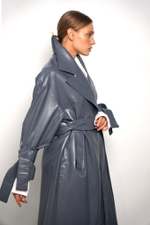 Gretta тренчкот кожаный