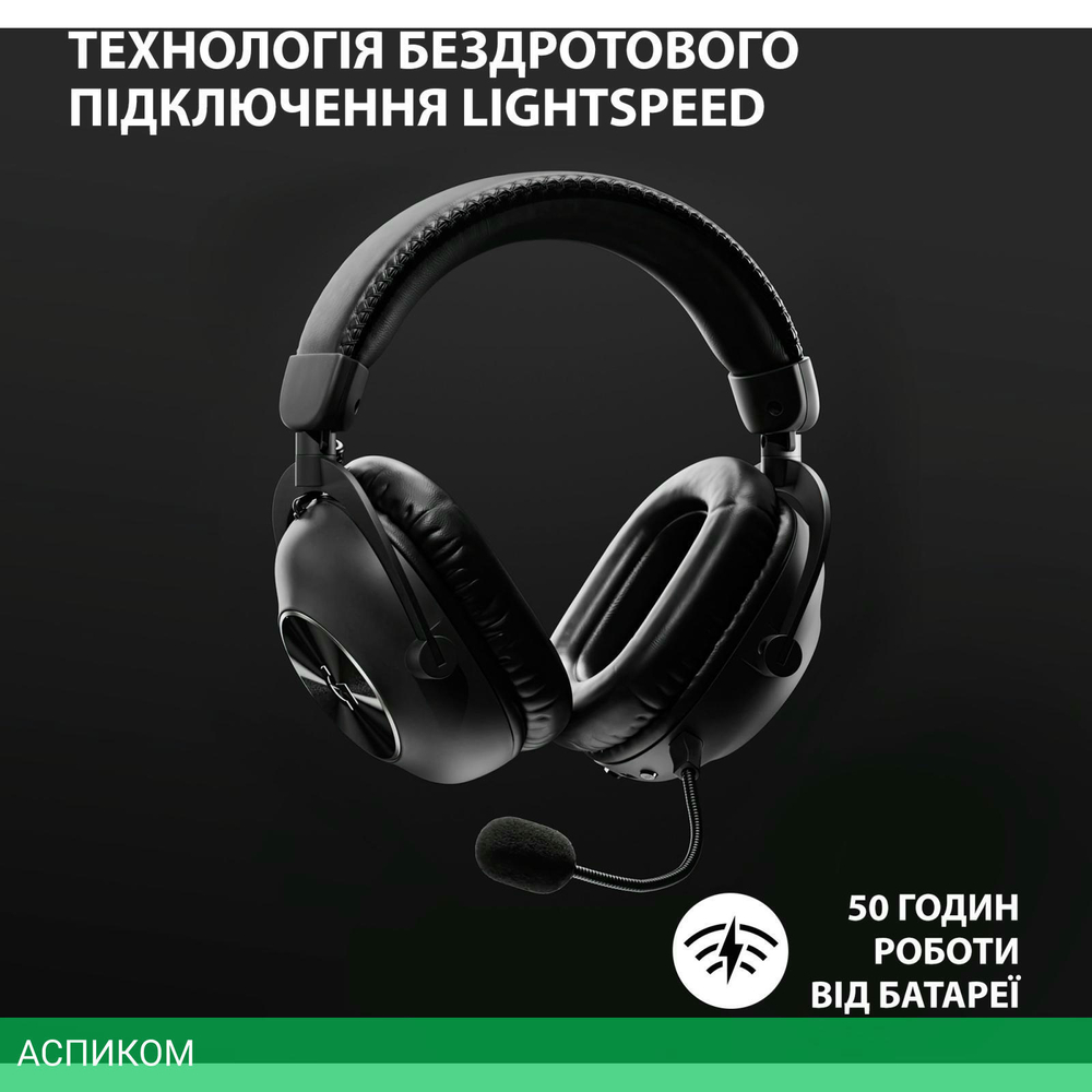 Наушники Logitech G Pro X 2 Lightspeed черный (981-001263)
