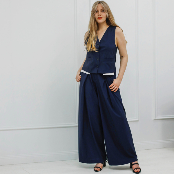 Брюки цвет синий, Италия