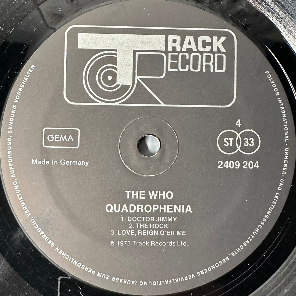 The Who - Quadrophenia 2LP (Германия 1973г.)