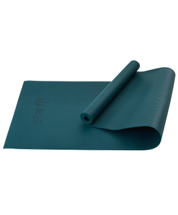 Коврик для йоги и фитнеса высокой плотности FM-103, PVC HD, 183x61x0,4 см, холодный океан