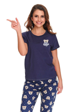 Оригинальная пижама с мишками (Размер: M) (Цвет: темно-синий)