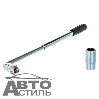 Ключ балонный  17-19 телескопический с головками 21*23мм Ермак 766080