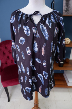 Блуза темная 58 размер