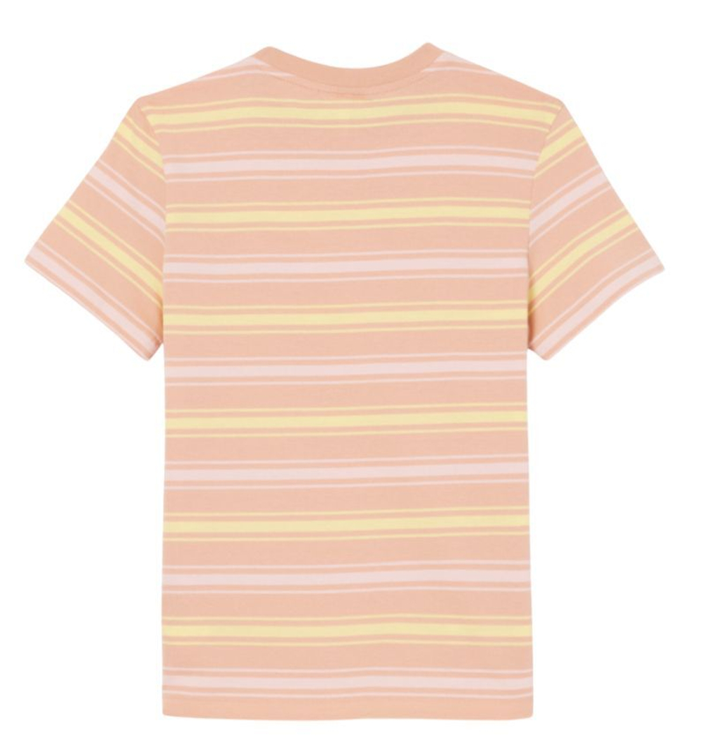 Детская теннисная футболка Lacoste Boys Contrast Stripe Cotton
