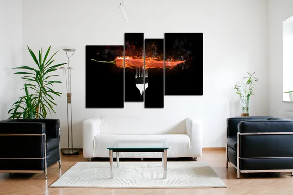 Модульная картина "Острый перец"