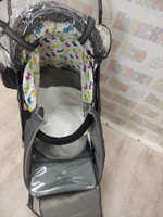 Санки-коляски Galaxy Snow Glory Gloss серый