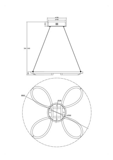 Подвесной светильник Freya FR6047PL-L70W