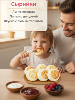 Сырники с клубничной начинкой "Мираторг" 3,5 кг