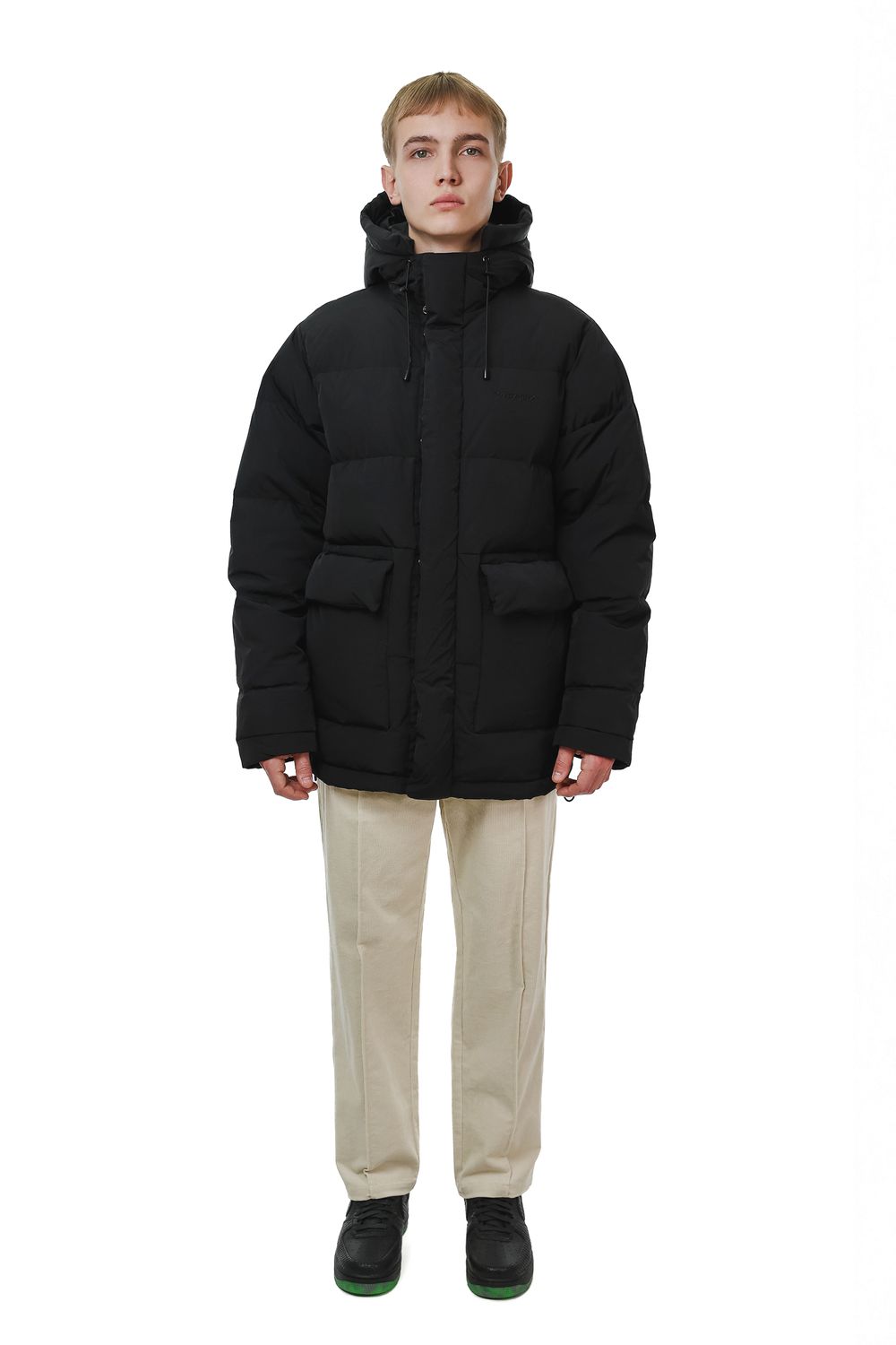 Пуховик Ymkashix HTF Logo черный