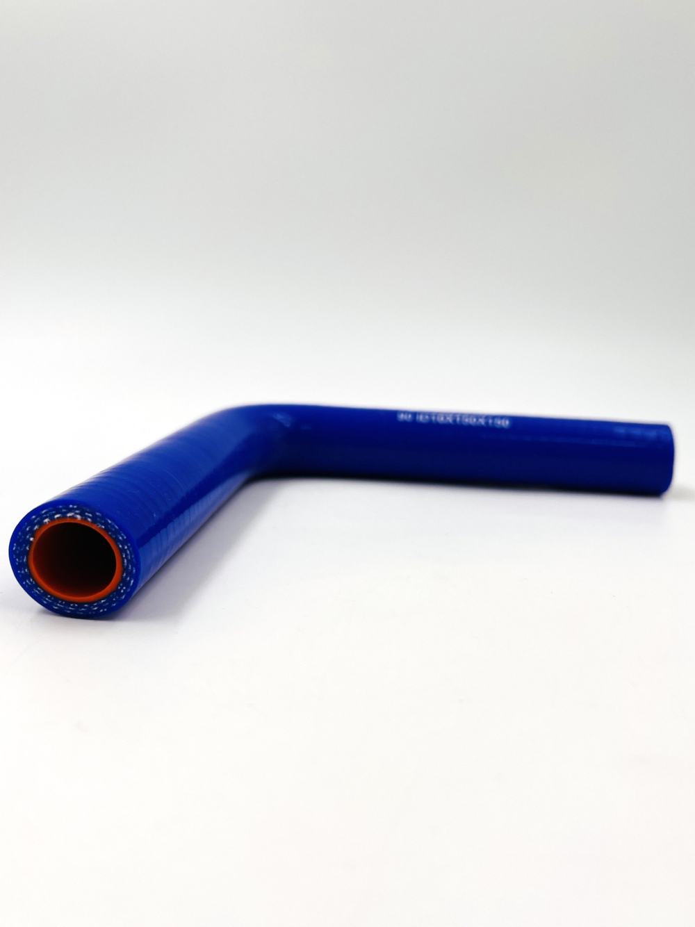 Патрубок угловой 90 размер 150х150хD16 мм 1 шт силикон