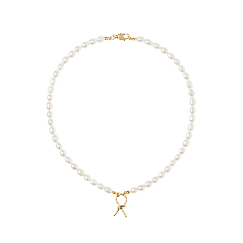 Колье Узел и Жемчуг