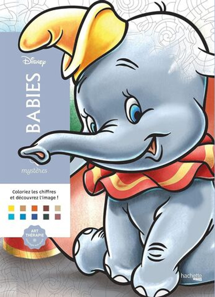 Раскраска по номерам Coloriages mysteres Disney - Babies - Малыши, 128стр. - 2019452235