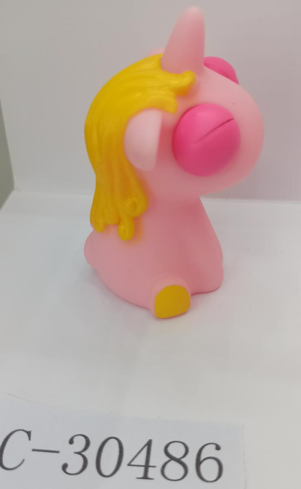 Мякиш с глазами Единорог, 3 вида микс, с-30486