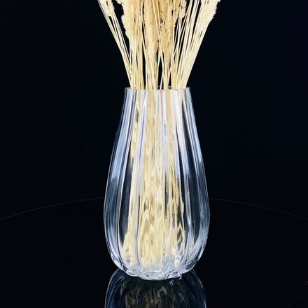 Lenardi 200-064 Декоративная ваза для цветов 19см в под.уп.(х24)Стекло