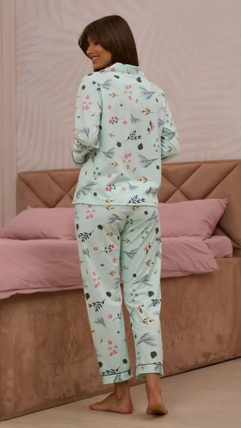 [m]Пижама штаны и рубашка д/р 2604