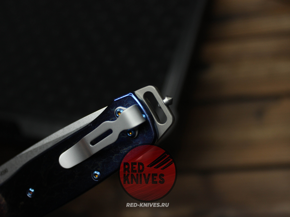 Нож Benchmade Bailout 537 "Огненный" Титан