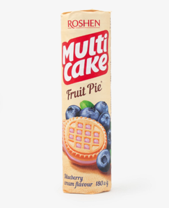 Печенье сендвич Roshen multicake черника 195 г