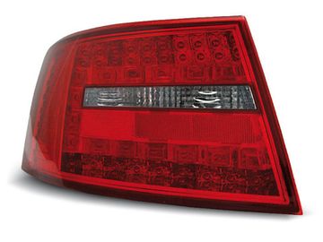 Задние фонари Audi A6 C6 red white led