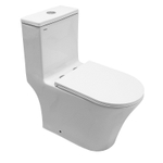 Унитаз-моноблок Azario Vally 690х360х760 напольный, слив "Торнадо", в комплекте с быстросъемным и сиденьем микролифт (AZ-80687)