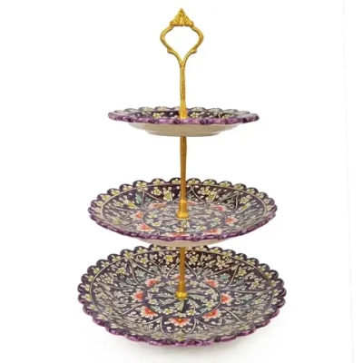 Этажерка Риштанская Керамика, цвет микс