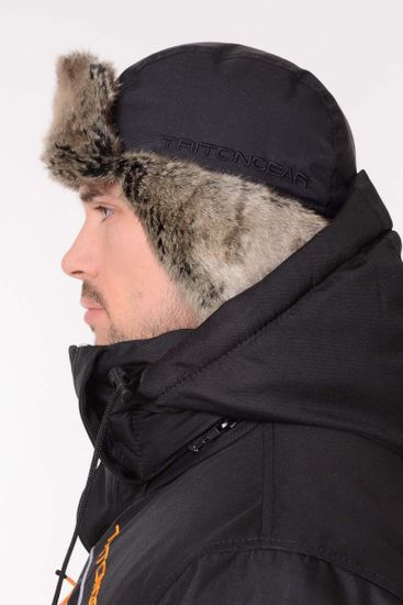 Шапка-ушанка "Winter storm" (чёрн)