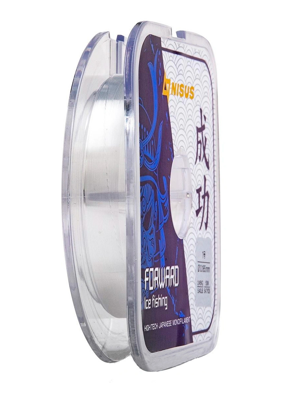 Леска для рыбалки Nisus FORWARD ICE FISHING Nylon Transparent 0,074mm/50m (N-FIF-0.074-50)