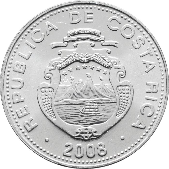 5 колонов 2008 Коста-Рика UNC